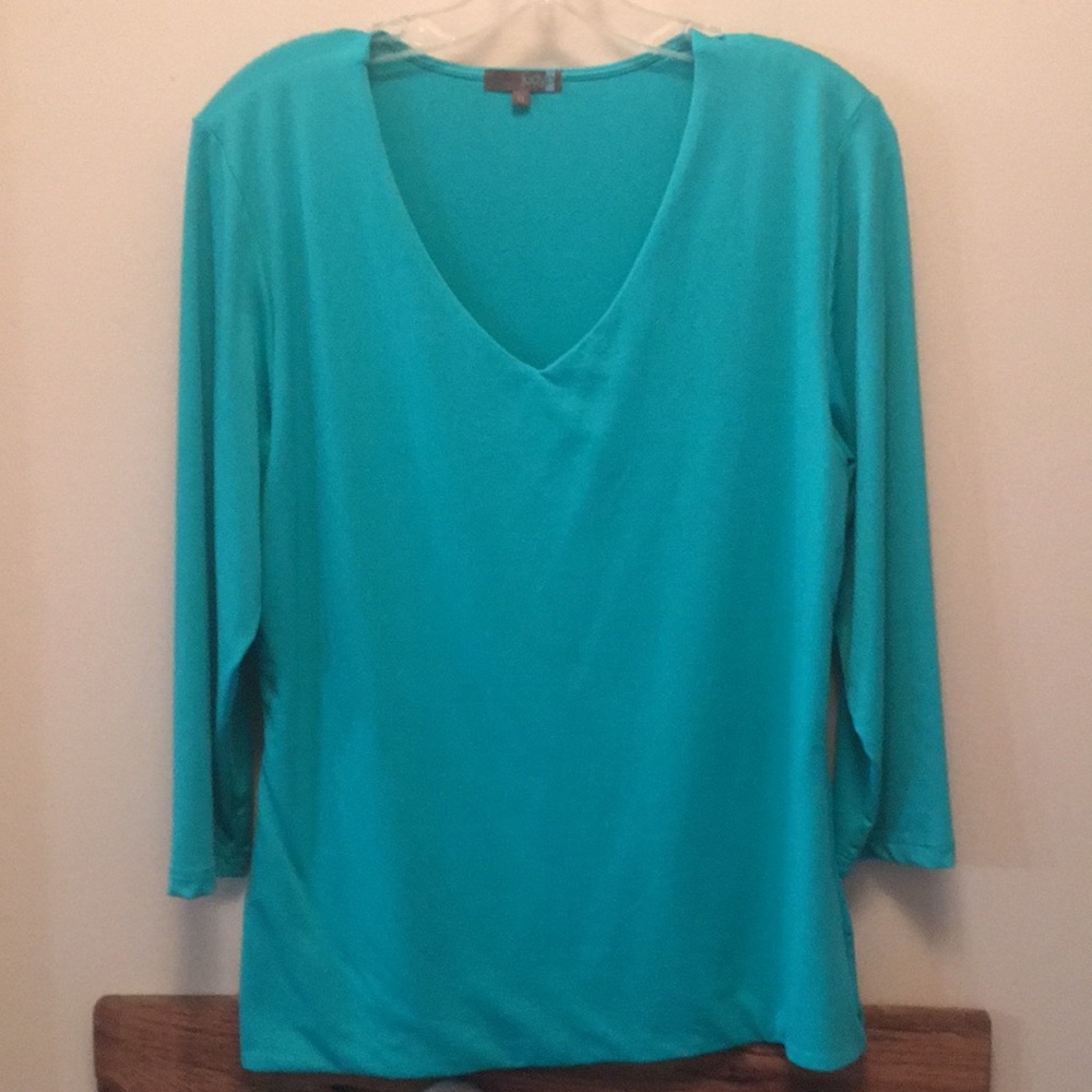 Teal JudyP XL Shirt. 3/4 sleeves. Never worn